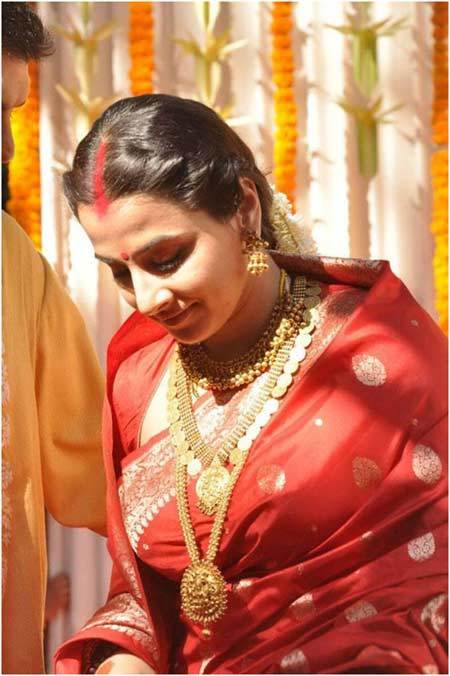 Vidya Balan’s Wedding Look