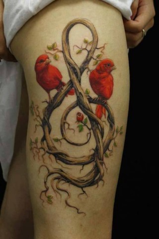 birds tattoo