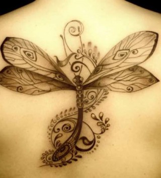 dragonfly tattoos for women