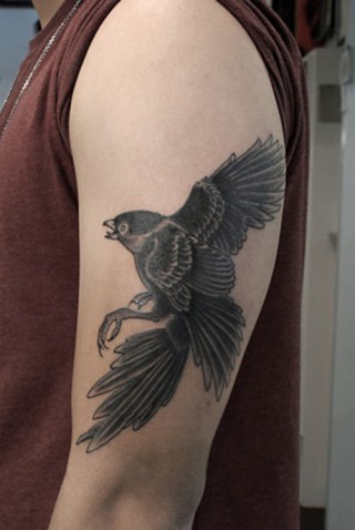 falcon tattoo design