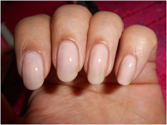 light pink french manicure