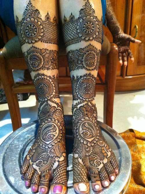 rajasthani mehndi designs for feet