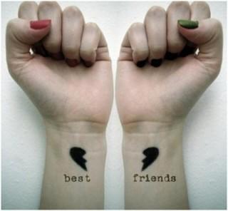 best friend tattoo for girls