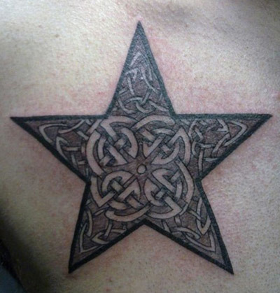 Celtic Star Tattoos 119