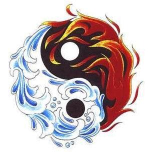 fire and water tattoo fire and water tattoo