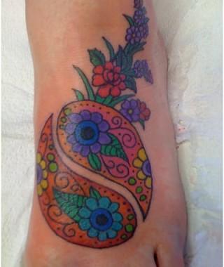 flower yin yang tattoo flower yin yang tattoo