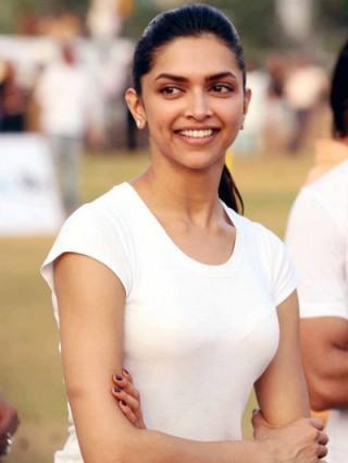 Deepika Padukone at a Cricket Match Deepika Padukone at a Cricket Match