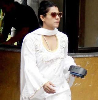 Kajol Without Makeup at Yash Chopra Tribute Kajol Without Makeup at Yash Chopra Tribute
