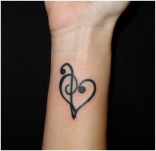 love symbol tattoo