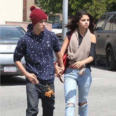 selena with justin