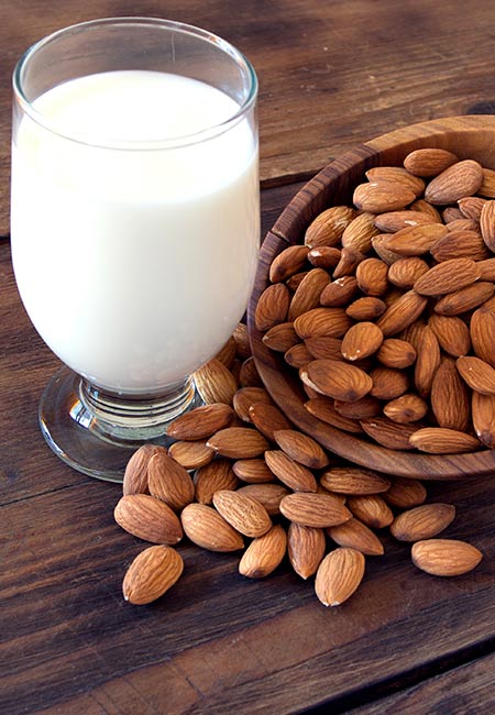 10. Almonds And Milk
