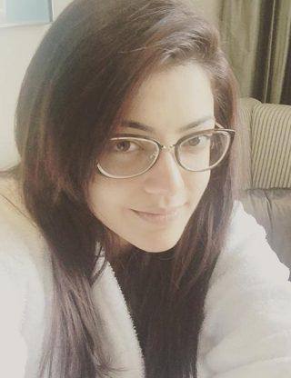 Morning Selfie of Kajal Agarwal without Makeup Morning Selfie of Kajal Agarwal without Makeup