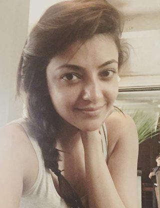 Kajal Agarwal in A Relaxed Night-In Kajal Agarwal in A Relaxed Night-In
