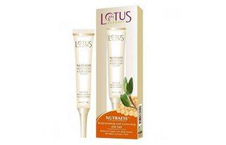 7. Lotus Herbals Nutraeye Rejuvenating And Correcting Eye Gel