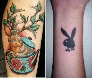 bunny rabbit tattoo designs