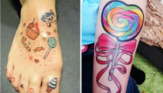 candy tattoo designs