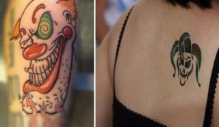 clown tattoos designs