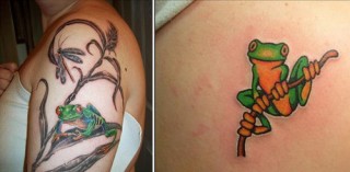 frog tattoo designs