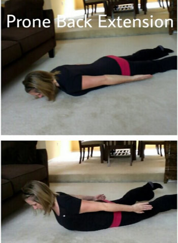 prone back extension exercise