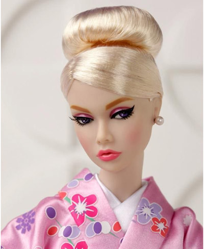 barbie with bun