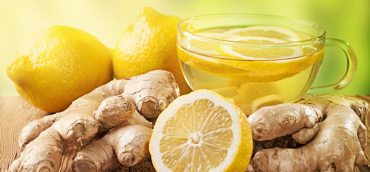 Drink Lemon Ginger Tea to calm nerves