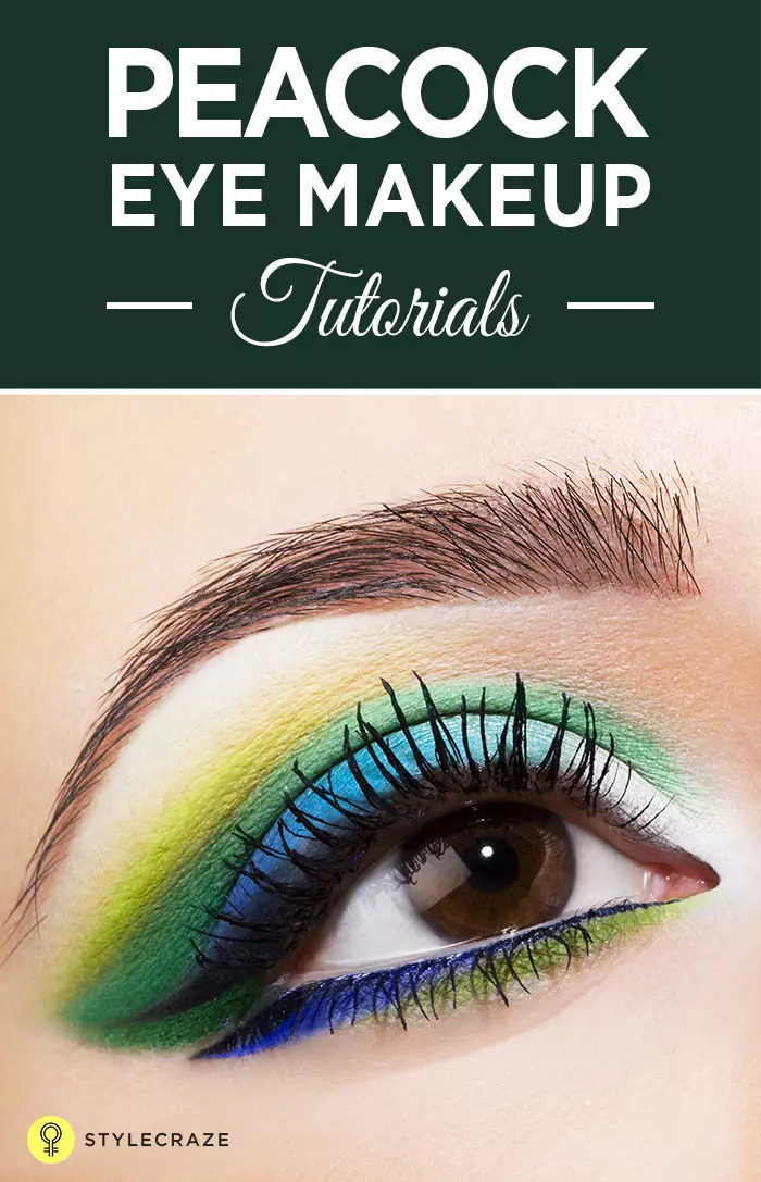 Peacock Eye Makeup Tutorials With Detailed Steps And Pictures