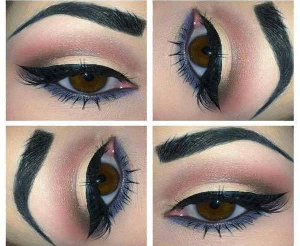 Muted Pink And Grey Eye Makeup