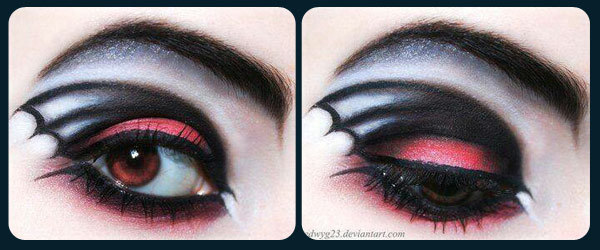 Bat Eye Makeup