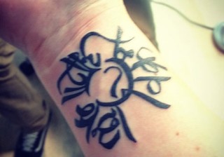 Courage and Hope Sanskrit Tattoo 