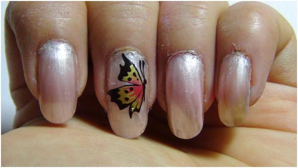 butterfly nail sticker