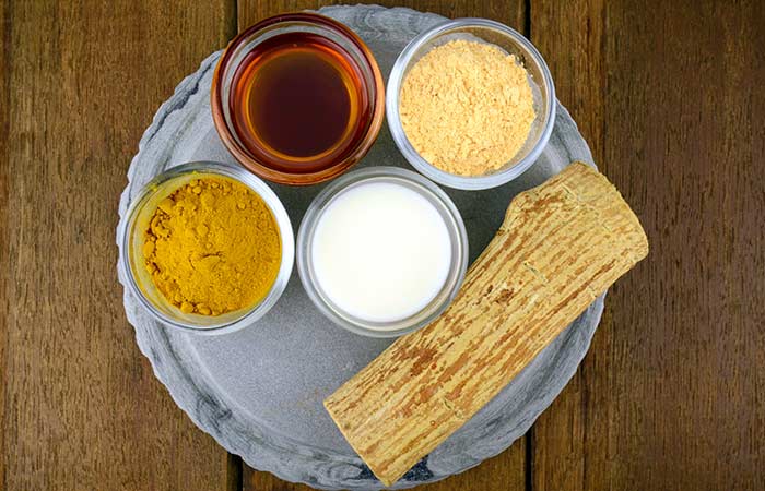 Image result for Chickpea Yogurt and Turmeric Face pack