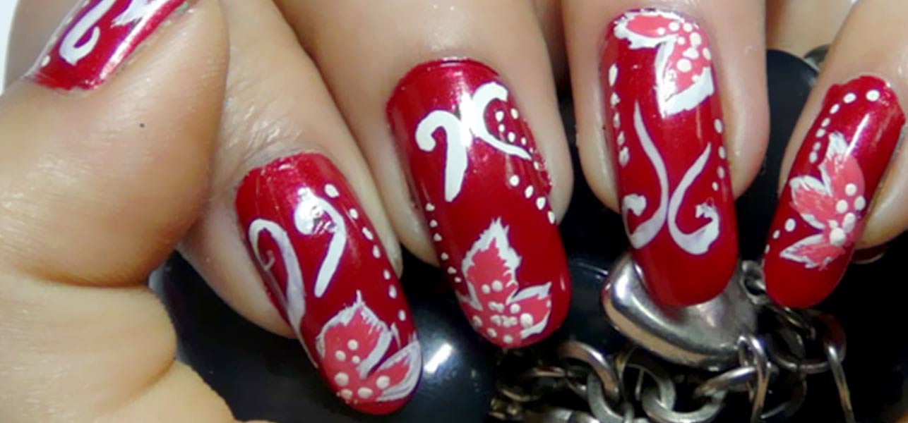 Amazing Red Nail Art Tutorials With Detailed Steps