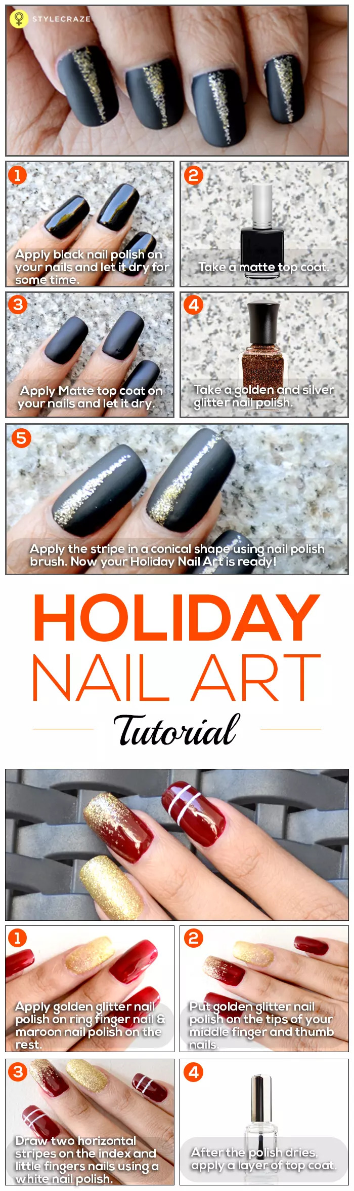 3 Ways To Make Fake Nails Look Real Wikihow Holiday Nail Art Designs With Stepwise Tutorial And Pictures How To Put
