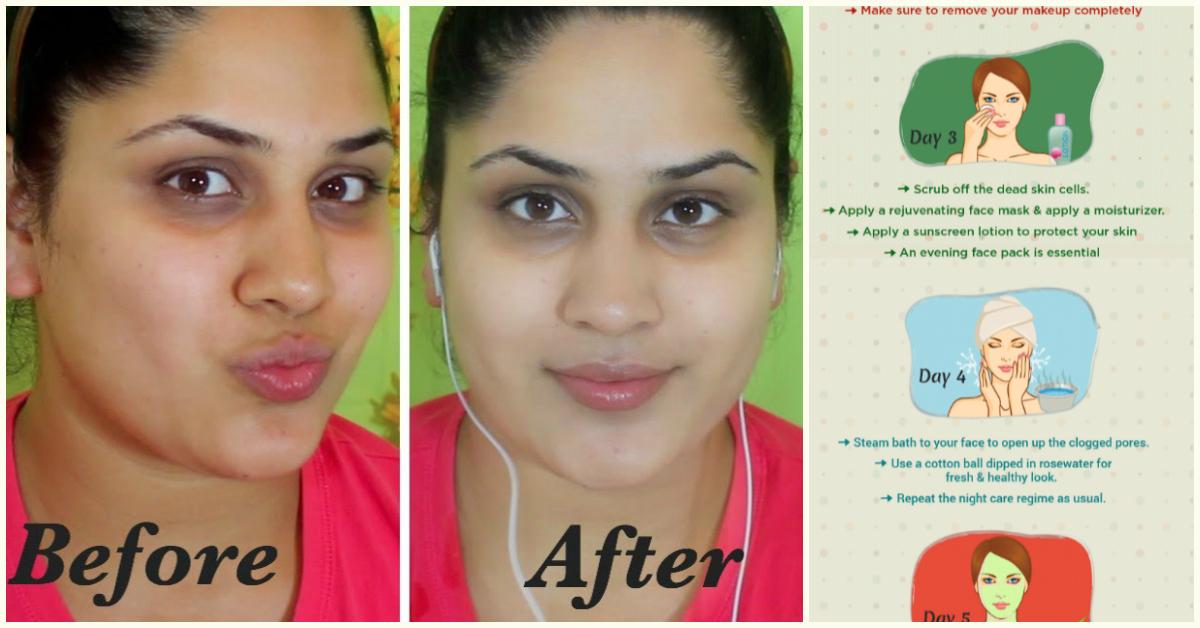 How To Get Glowing Skin In 7 Days With Instructions