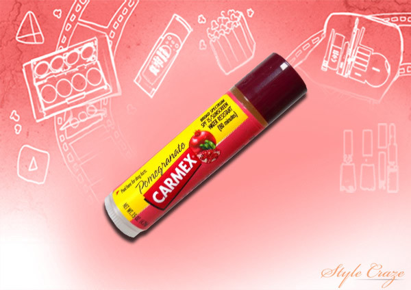 carmex ultra smooth pomegranate lip balm