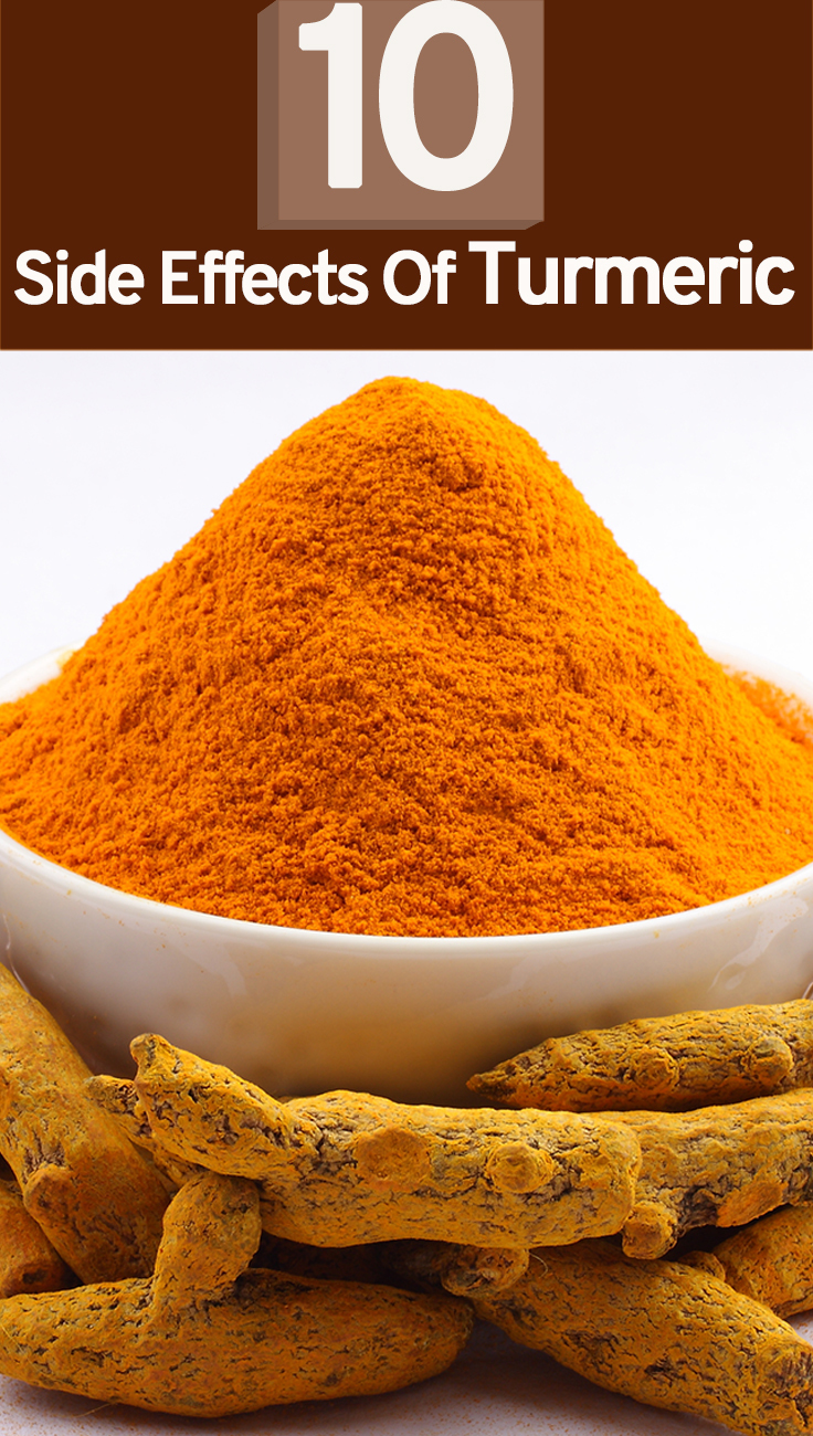What are some side effects of tumeric?