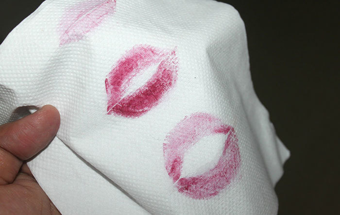 How To Use Lipstick As A Lip Stain - Step 3: Blot Your Lipstick