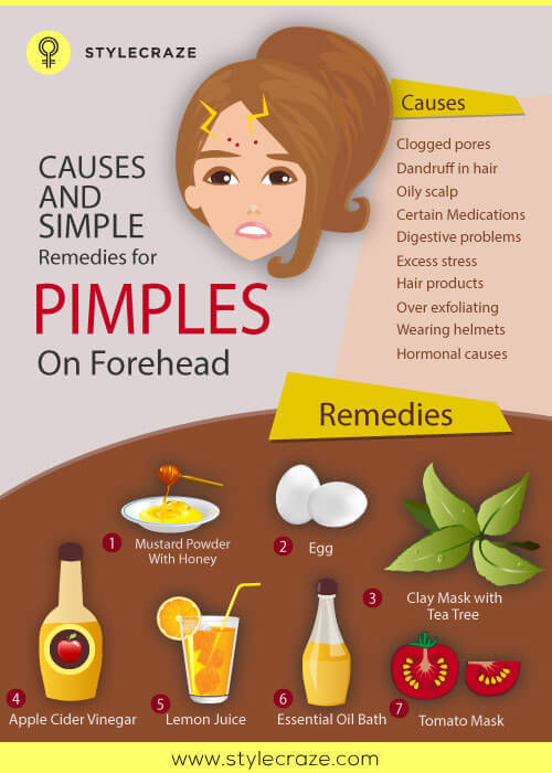 how to get rid of tiny pimples on your forehead