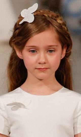 Flower Girl Hairstyles - Braided Crown Braided Crown