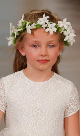 Flower Girl Hairstyles - Braided Half Updo Braided Half Updo