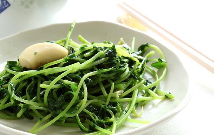 Pea Shoot Stir Fry