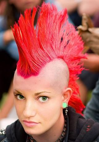 Short Spiky Hairstyles - Shaved Mohawk Shaved Mohawk