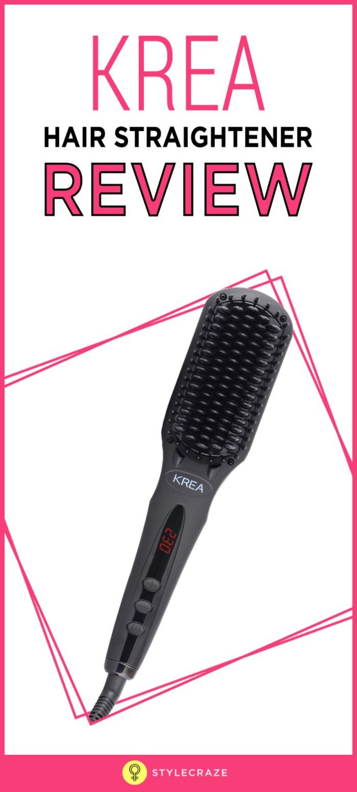 krea hair straightening brush