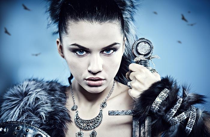 1. She’s Her Own Knight In Shining Armor