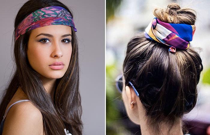 bandana in hair style