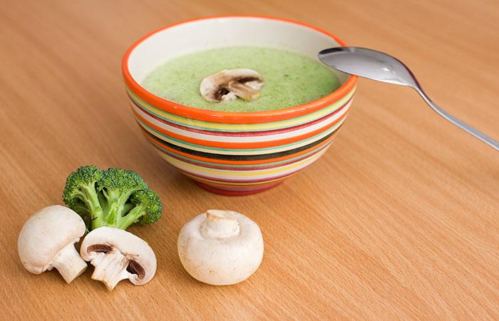 2. Paleo Broccoli & Mushroom Soup