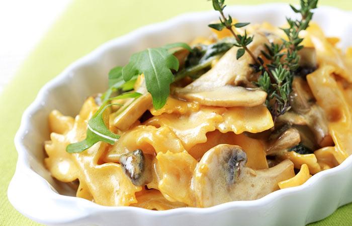 3. Mushroom Wheat Pasta