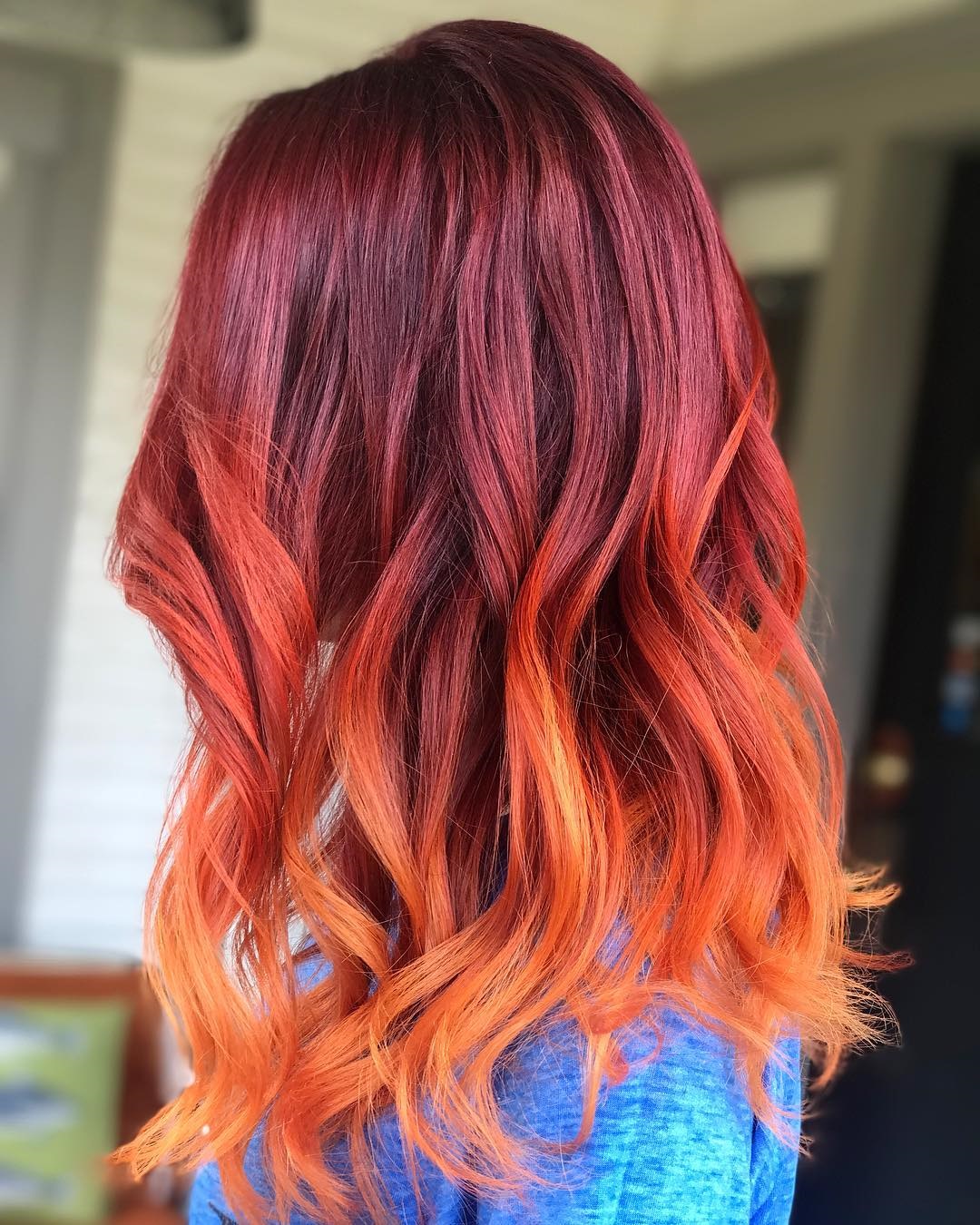 Radical Styling Ideas For Your Red Ombre Hair