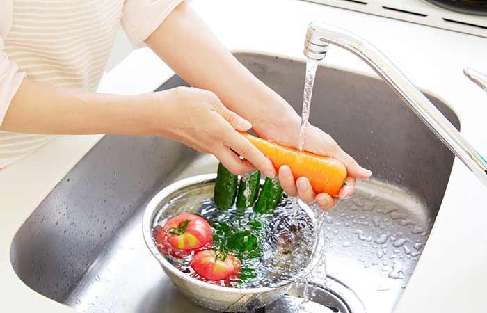 4. Cleaning Vegetables