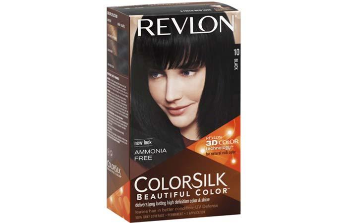 3. Revlon ColorSilk Beautiful Color – 10 Black